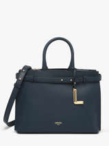 Handtas Faubourg Leder Lancel Blauw faubourg A13528