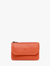 Portemonnee Leder Katana Oranje marina 753120