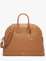 Handtassen Belleville Leder Lancel Bruin belleville A13737