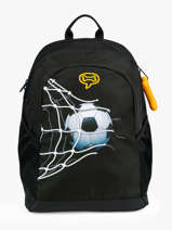 Rugzak 2 Compartimenten Stones and bones Zwart boys B