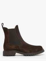 Enkellaarsjes Uit Leder Tamaris Bruin accessoires 41