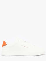 Sneakers Uit Leder Tommy hilfiger Wit men 53670K6