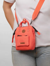 Cross Body Tas Nano Bag 1 Compartiment Cabaia Rood adventurer NANOBAG-vue-porte