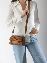 Cross Body Tas K Weave Polyurethaan Karl lagerfeld Bruin k weave A2W30153-vue-porte