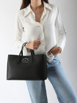 Handtassen Rsg Polyurethaan Karl lagerfeld Zwart rsg A3W30315-vue-porte