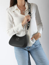 Cross Body Tas Rsg Polyurethaan Karl lagerfeld Zwart rsg A3W30316-vue-porte