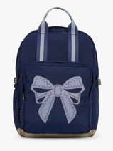 Rugzak 1 Compartiment Caramel et cie Blauw boheme FI