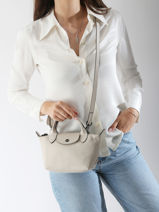 Longchamp Le pliage xtra Longchamp Beige-vue-porte
