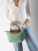 Longchamp Le pliage original Handtas Groen-vue-porte
