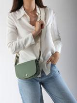 Longchamp Epure timeless Cross bodytas Groen-vue-porte