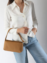 Longchamp Le roseau Schoudertas Groen-vue-porte