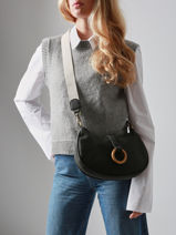 Cross Body Tas Crocus Woomen Zwart crocus WCRO29-vue-porte