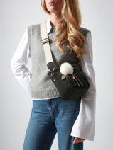 Cross Body Tas S Crocus Woomen Zwart crocus WCRO33-vue-porte