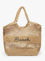 Schoudertas Beach Papier Miniprix Beige beach Q637