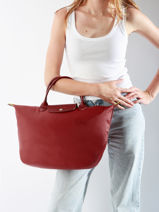 Longchamp Le pliage green Handtas Rood-vue-porte