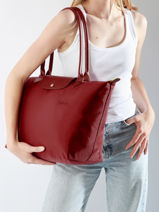 Longchamp Le pliage green Schoudertas Rood-vue-porte