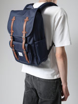 Rugzak 1 Compartiment Met 13" Laptopvak Herschel Blauw classics 11391-vue-porte