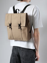 Msn Bag Mini - Rugzak 1 Compartiment Rains Beige city 13310-vue-porte