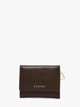Portemonnee S Tradition Leder Etrier Bruin tradition ETRA095S