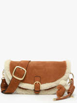 Cross Body Tas Alpin Leder Etrier Beige alpin EALP050S