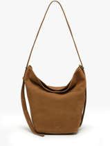 Schouder Tas Rugzak M Cavalier Nubuck Leder Etrier Beige cavalier nubuck ECAN126M