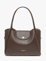 Schoudertas Ida Double Leder Lancaster Bruin ida double 85