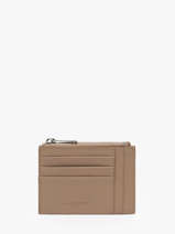 Portefeuille Leder Lancaster Beige paris pm 22