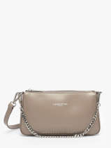 Baguette Tas Suave Leder Lancaster Grijs suave even 14