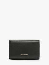 Portefeuille Leder Michael kors Zwart jet set T5GJ6D9L