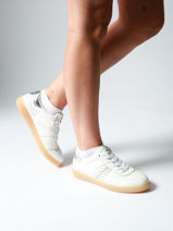 Sneakers Uit Leder Tamaris Wit women 44-vue-porte