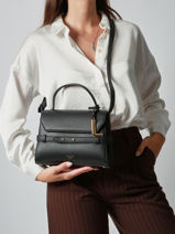 Cross Body Tas Faubourg Leder Lancel Grijs faubourg A13948-vue-porte