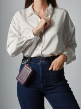 Portemonnee Altesse Leder Etrier Violet altesse EALT096M-vue-porte