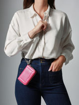 Portemonnee Altesse Leder Etrier Roze altesse EALT096M-vue-porte