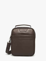 Cross Body Tas Flandres Leder Etrier Bruin flandres EFLA732M