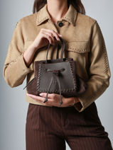 Cross Body Tas Brumby Etrier Bruin brumby EBRU148S-vue-porte