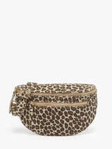 Heuptasje Velvet Leopardo Leder Milano Beige velvet leopardo VL24091