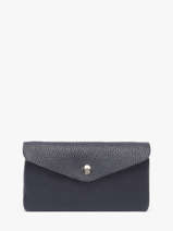 Portemonnee Caviar Leder Milano Blauw caviar CA23113