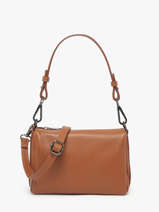 Cross Body Tas Caviar Leder Milano Oranje caviar CA25065