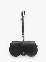 Brilhouder Caviar Leder Milano Zwart caviar CA25069