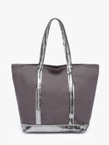 Handtas Cabas Katoen Vanessa bruno Grijs cabas 1V40378