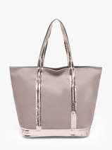 Handtas Cabas Katoen Vanessa bruno Grijs cabas 1V40378