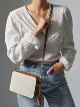 Cross Body Tas Jet Set Item Michael kors Beige jet set F8GF5M2B-vue-porte