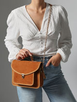 Cross Body Tas La Suite Leder Paul marius Bruin la suite GEOR2SUI-vue-porte