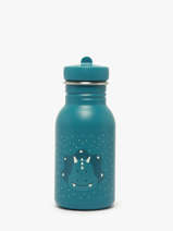 Drinkfles 0.35l Trixie Blauw animals 40
