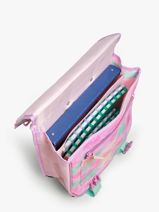 Mini Boekentas Lilo & stitch Roze wild energy 79500846-vue-porte