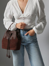 Cross Body Tas La Suite Leder Paul marius Bruin la suite CAPUCSUI-vue-porte