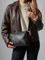 Cross Body Tas Cow Leder Basilic pepper Rood cow BCOW83-vue-porte