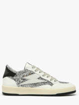 Sneakers Dany Uit Leder Semerdjian Zilver accessoires DANY