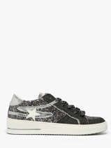 Sneakers Uit Leder Semerdjian Zwart women VANA