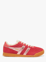 Sneakers Uit Leder Gola Rood women CLB790